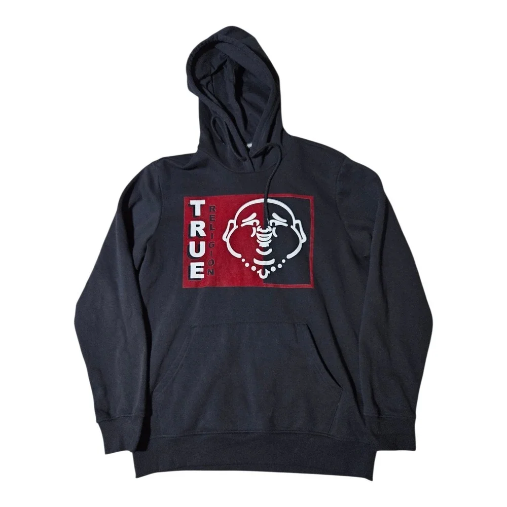 True Religion Buddha Hoodie Sweater Size Medium